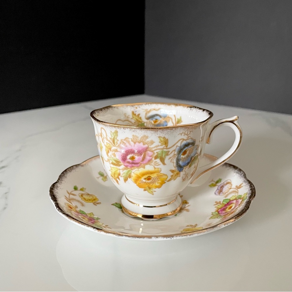 Evesham Cup & Saucer by Royal Albert